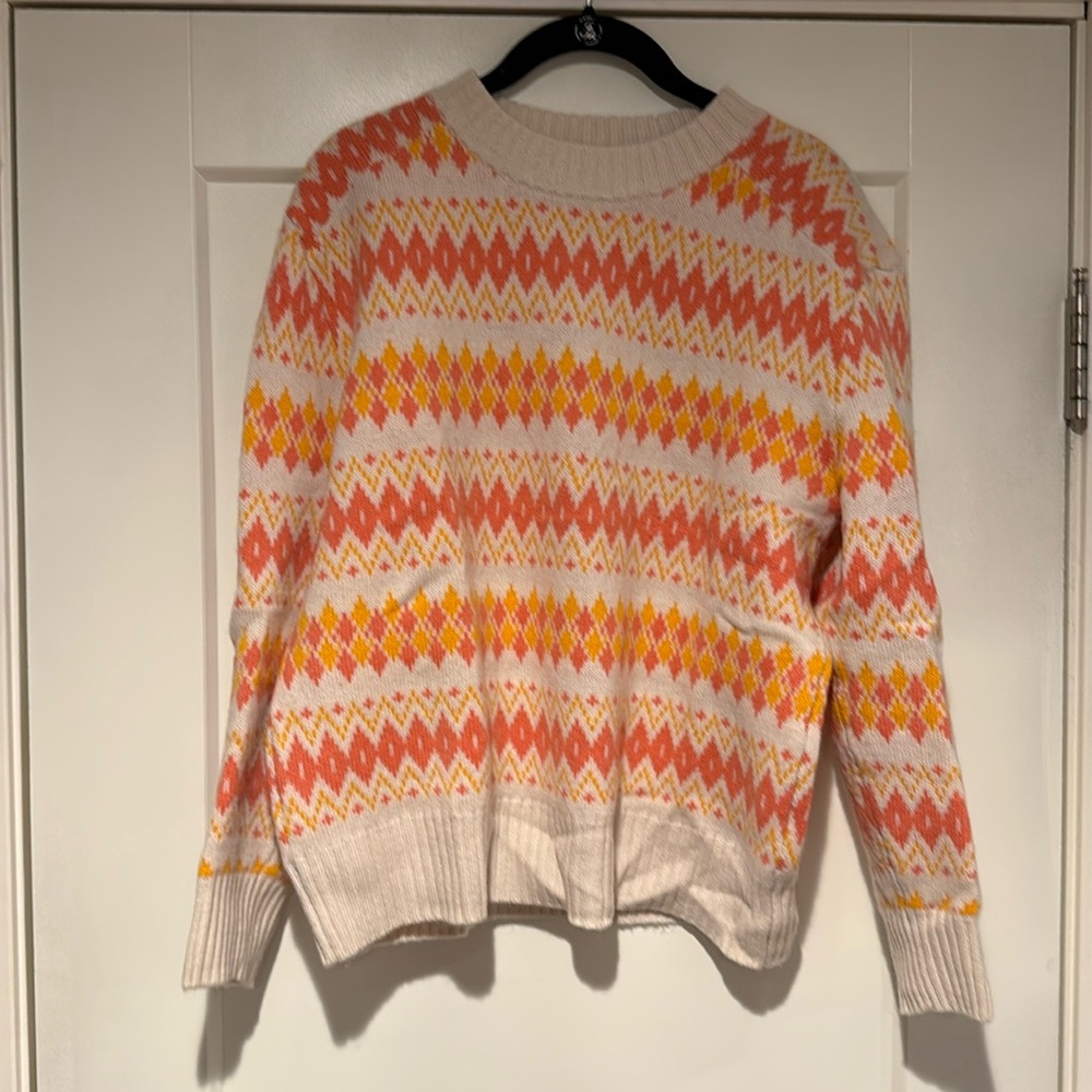 Cashmere Fair Isle crewneck sweater BD148 size S